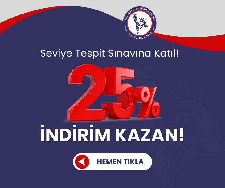 %25 İNDİRİM